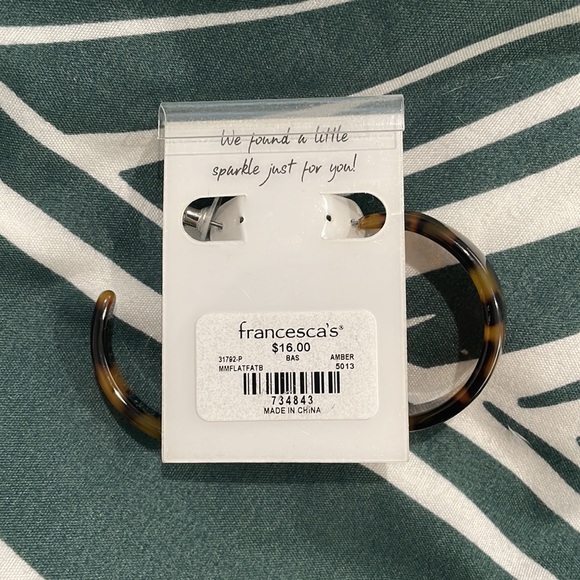 Leopard print earrings - Picture 3 of 3